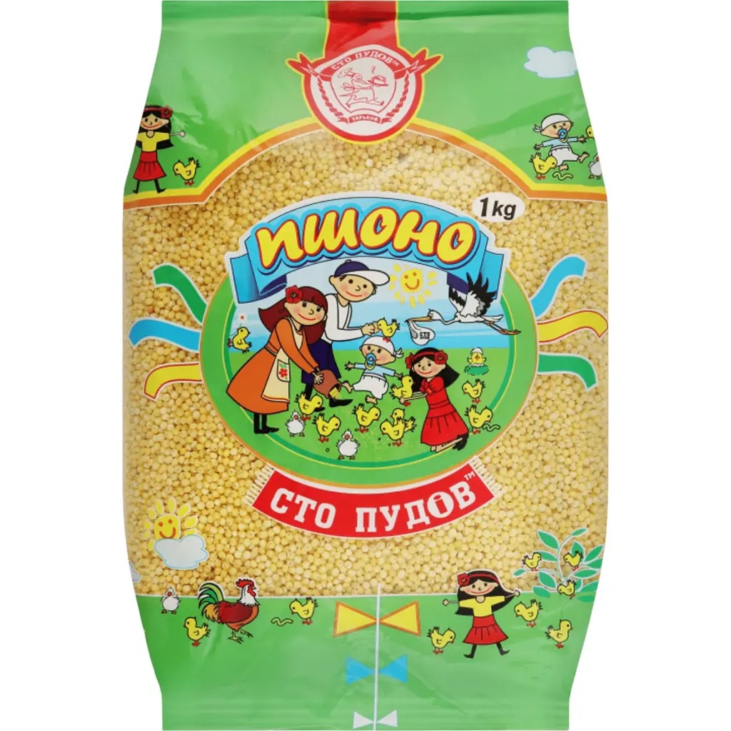 Пшоно, шліфоване, СТО ПУДІВ, 1 кг